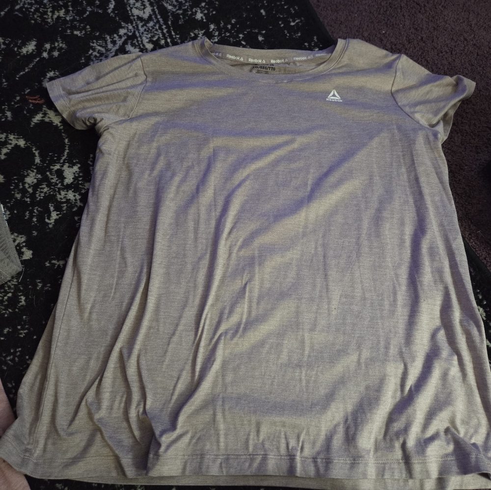 2 Shirts For Sale  Nike Turquoise And Reebok Performance Tee $10 Each - Picture 3 of 3